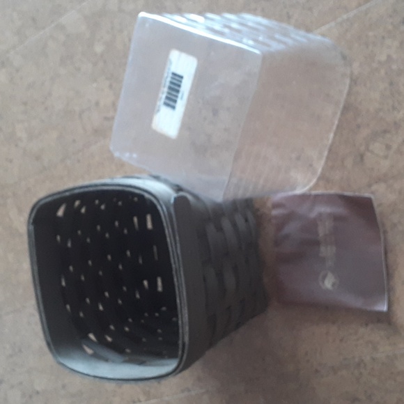 2008 Lonaberger dark brown tall tissue basket. - Picture 1 of 13